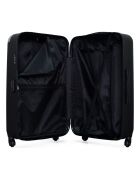 3 Valises 4 roues simples Congo 75/65/55 cm noires