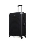 3 Valises 4 roues simples Congo 75/65/55 cm noires