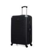 Valise Moyen Séjour 4 roues simples Congo 65 cm noire
