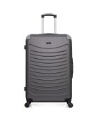 3 Valises 4 roues simples Congo 75/65/55 cm gris foncé