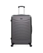 Valise Moyen Séjour 4 roues simples Congo 65cm gris foncé