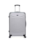 Maleta Congo Medium Stay con 4 ruedas individuales de 65 cm, color gris