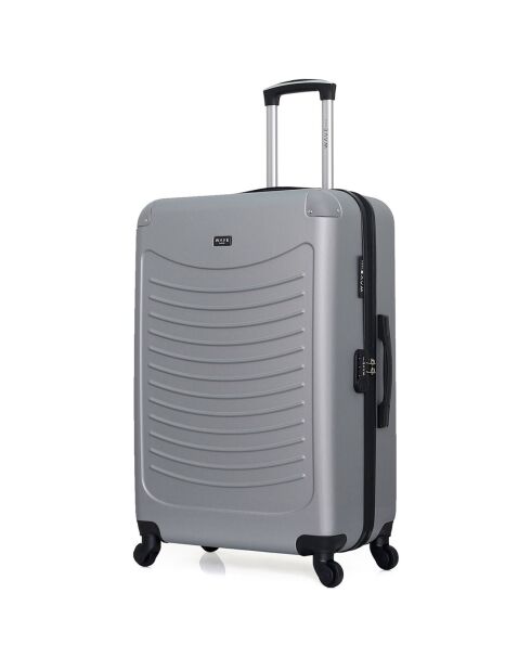 Congo Medium Stay Koffer mit 4 Einzelrädern 65 cm grau