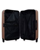Valise Long Séjour 4 roues simples Congo 75 cm rose doré