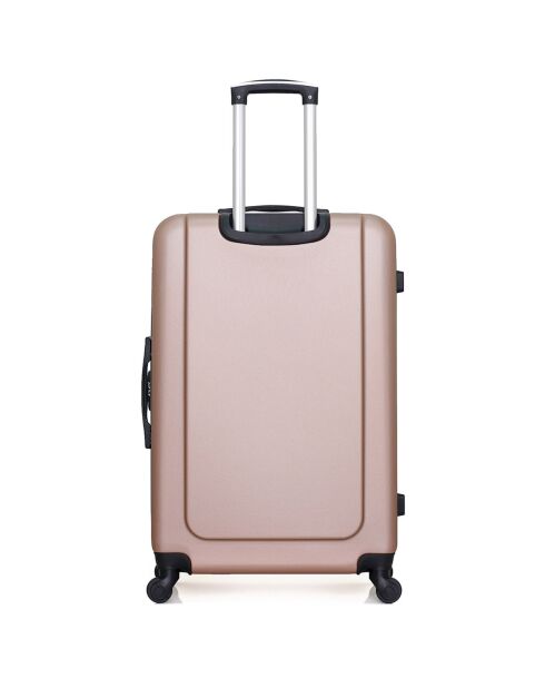 Valise Long Séjour 4 roues simples Congo 75 cm rose doré