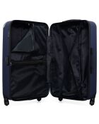 Valise Moyen Séjour 4 roues simples Congo 65 cm bleu marine