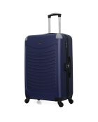 Valise Moyen Séjour 4 roues simples Congo 65 cm bleu marine