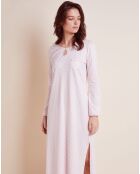 Chemise de nuit imprimée Caline rose