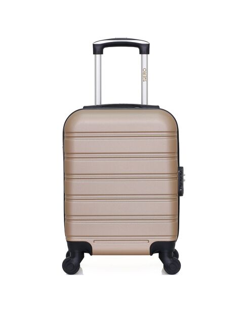 4 beigefarbene Einradkoffer Renoso-M 75/65/55/46 cm