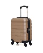 4 beigefarbene Einradkoffer Renoso-M 75/65/55/46 cm