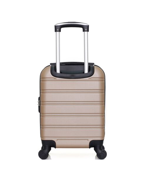 4 beigefarbene Einradkoffer Renoso-M 75/65/55/46 cm