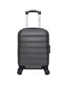 4 graue 4-Rad-Einzelkoffer Renoso-M 75/65/55/46 cm