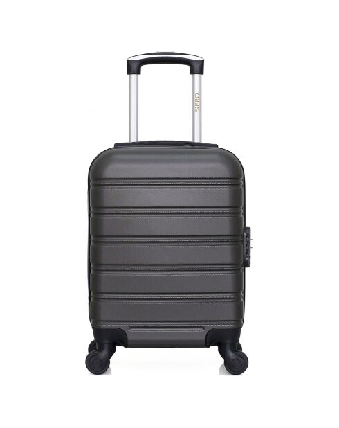 4 graue 4-Rad-Einzelkoffer Renoso-M 75/65/55/46 cm