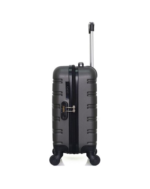 4 graue 4-Rad-Einzelkoffer Renoso-M 75/65/55/46 cm