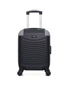 4 Valises 4 roues simples Congo-M 75/65/55/46 cm noires