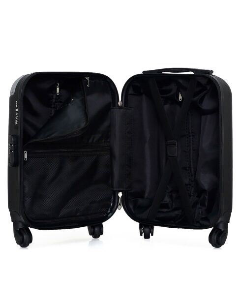 Maleta de cabina XXS 4 ruedas simples Congo 46 cm negra