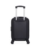 Valise Cabine XXS 4 roues simples Congo 46 cm noire