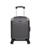 Valise Cabine XXS 4 roues simples Congo 46 cm gris foncé