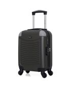 Valise Cabine XXS 4 roues simples Congo 46 cm gris foncé