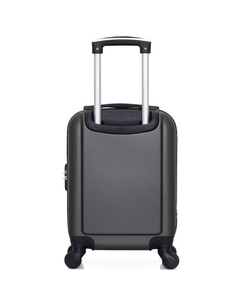 Valise Cabine XXS 4 roues simples Congo 46 cm gris foncé