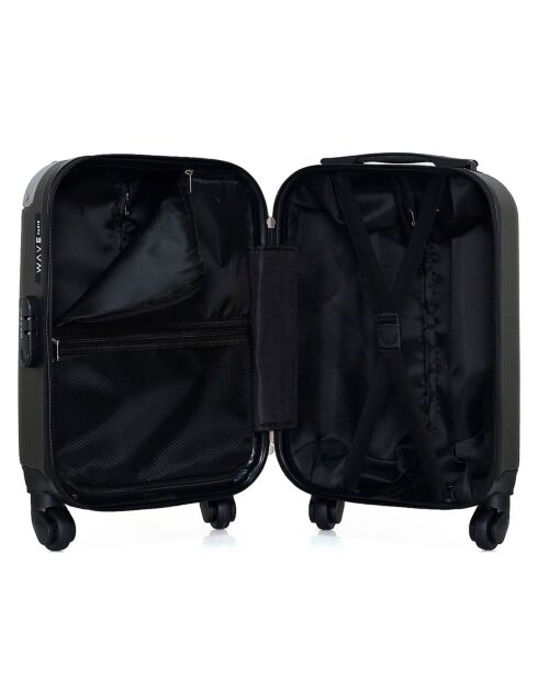 Valise Cabine XXS 4 roues simples Congo 46 cm gris foncé