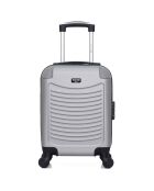 Kabinenkoffer XXS 4 Einzelräder Congo 46 cm grau