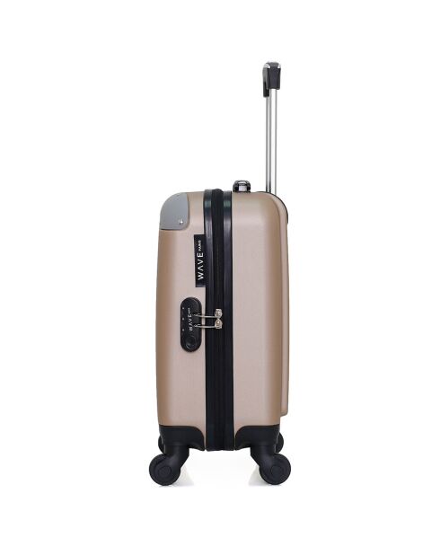 Kabinenkoffer XXS 4 Einzelräder Congo 46 cm beige