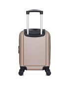Kabinenkoffer XXS 4 Einzelräder Congo 46 cm beige