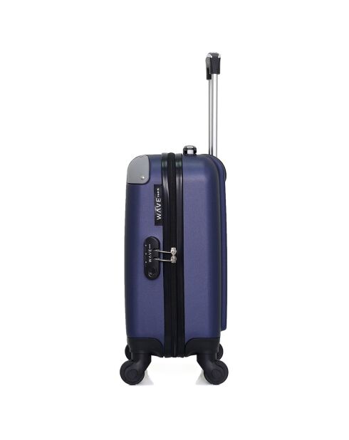 4 Koffer 4 Räder einfaches Congo-M 75/65/55/46 cm marineblau