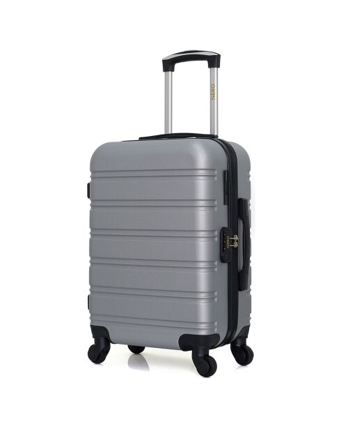 Renoso Langstreckenkoffer mit 4 Rädern, 75 cm, Grau