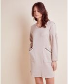 Robe Maille Love miel