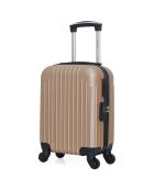 XXS Cabinekoffer met 4 enkele wielen Carpathians 46 cm beige