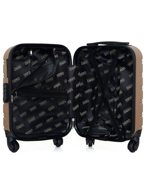 XXS Kabinenkoffer 4 Einzelräder Renoso 46cm beige