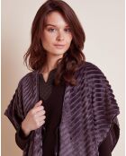 Poncho Essentiel gris vison