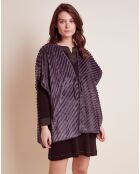 Poncho Essentiel gris vison