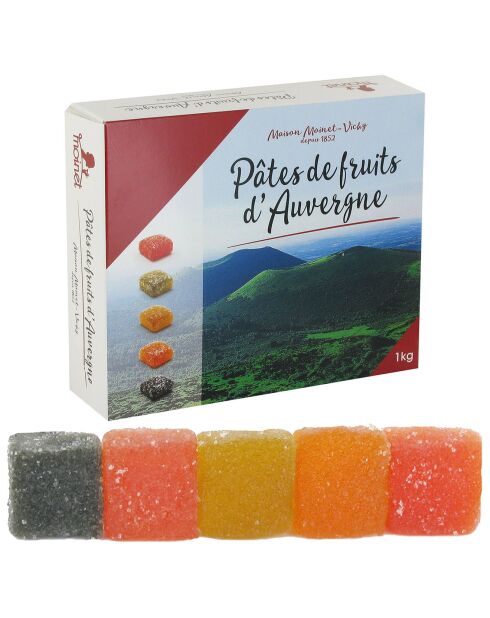 Pasta de frutas Auvergne, caja de 1 kg