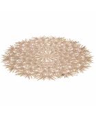 6 Sets de table Flocon dorés - D.38 cm