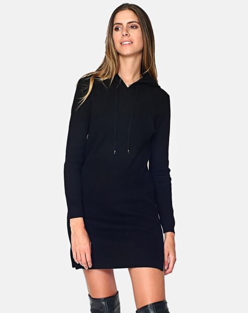 Robe Nirvana en Cachemire & Soie noire