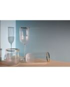 6 vasos de agua transparentes Nish - 36 cl