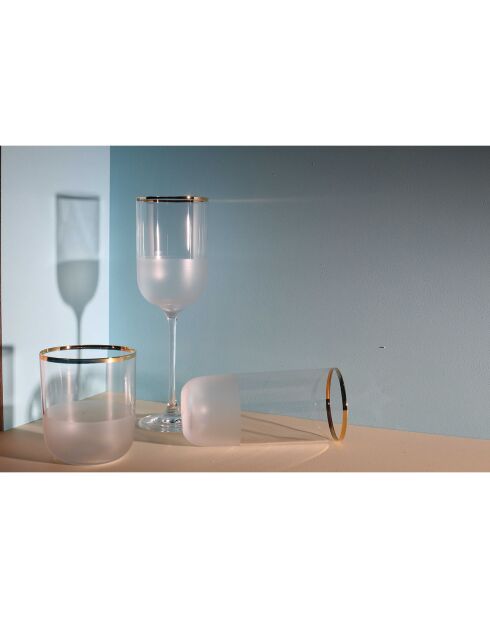 6 Verres à eau Nish transparents - 36 cl