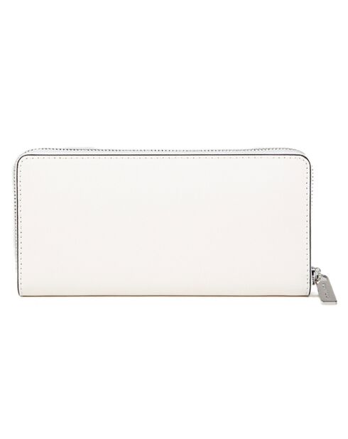Compagnon en Cuir Jet Set Travel blanc - 10x20.5x2.5 cm