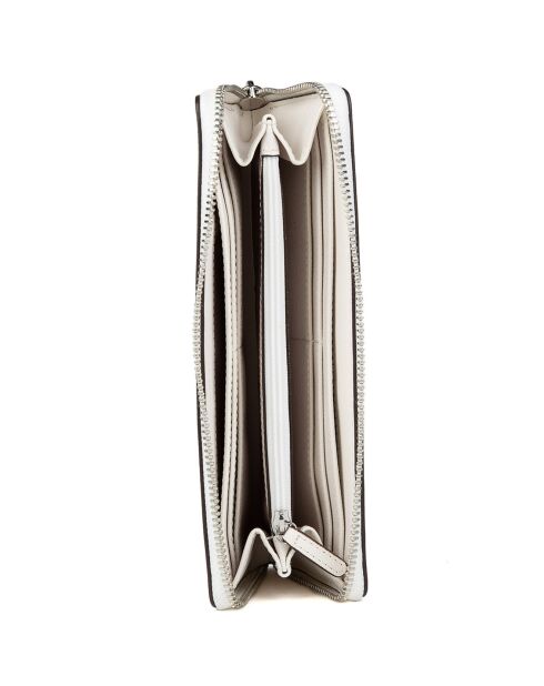 Compagnon en Cuir Jet Set Travel blanc - 10x20.5x2.5 cm