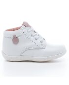 Bottillons en Cuir Gonia blancs