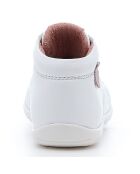 Bottillons en Cuir Gonia blancs