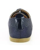 Marineblauwe leren derby's van Erelle