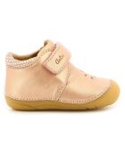 Bottillons en Cuir Kimousi rose