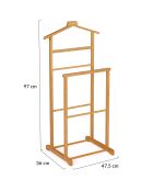 Valet bambou Maya - 47.5x36x97 cm