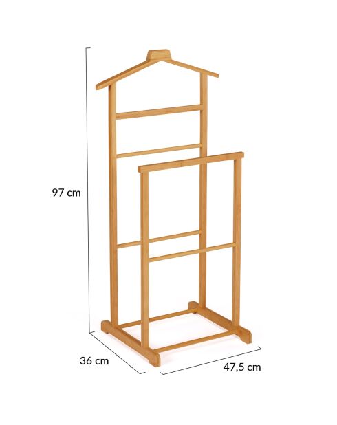 Valet bambou Maya - 47.5x36x97 cm
