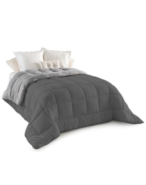 Piumino in pile grigio Idm - 240x220 cm