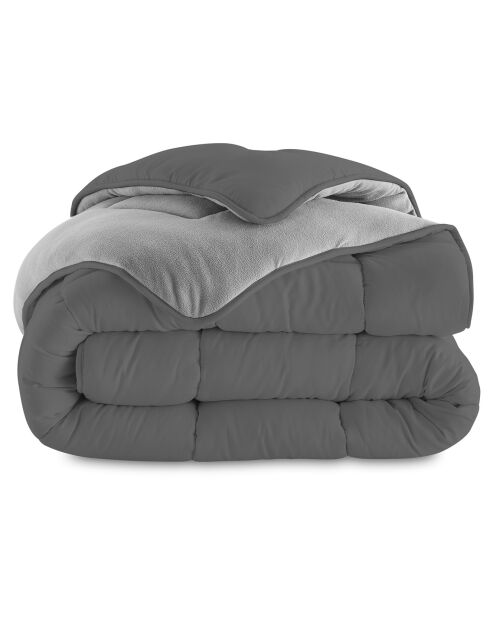 Piumino in pile grigio Idm - 240x220 cm